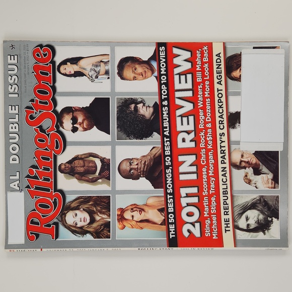 2011 IN REVIEW ROLLING STONE MAGAZINE, JAN 5, 2012, Special Double Issue 1146/47 - Picture 17 of 17